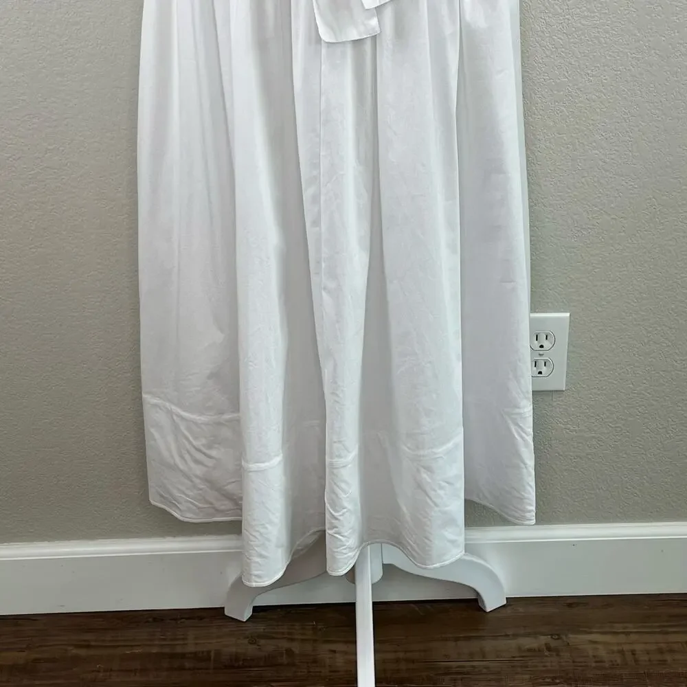 Cinq A Sept White Benita Double Bow Back Sleeveless Crewneck Midi Dress 2 NWOT - Picture 11 of 16